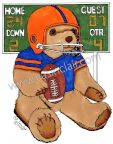 Football Teddy Bear Scoreboard: Color